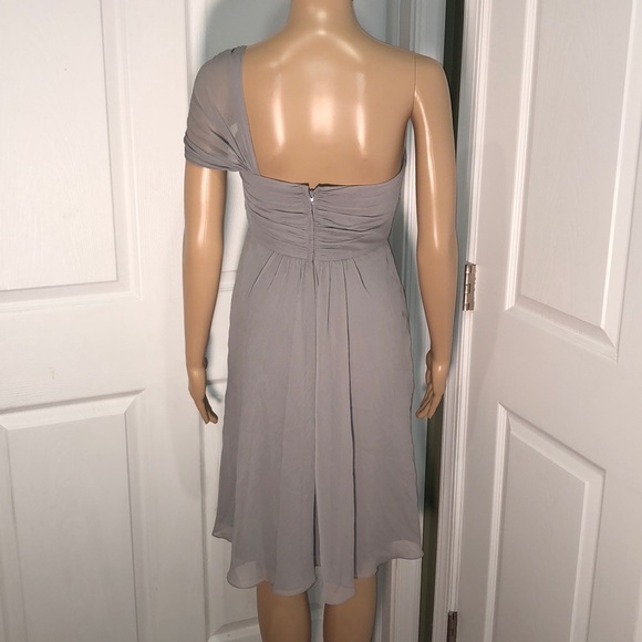 David's Bridal Grey Dress. NWT. 0 - Picture 3 of 8